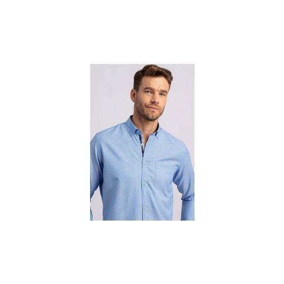 Tudors Klasik Fit Rahat Kesim Poplin Oxford Erkek Gömlek
