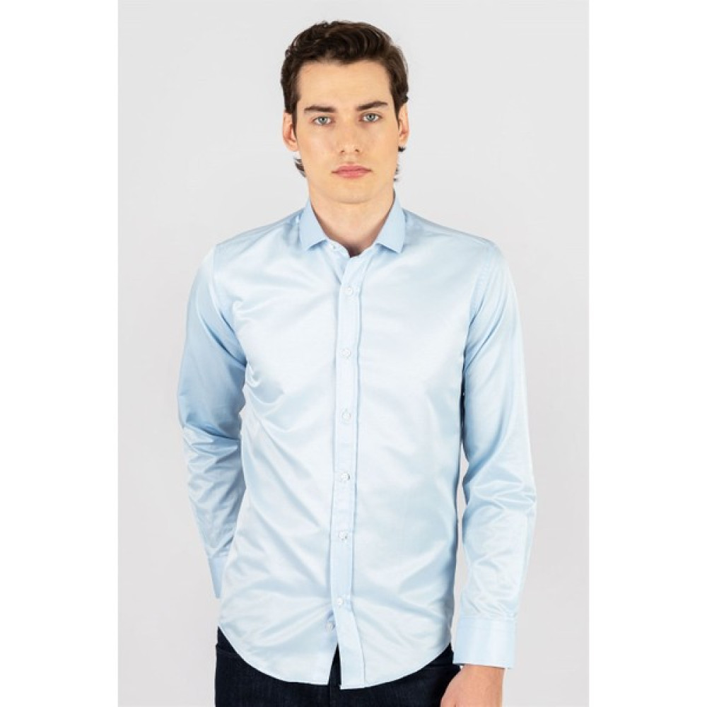 Tudors Modern Slim Fit Dar Kesim Düz Erkek Gömlek Erkek Gömlek Fiyatı