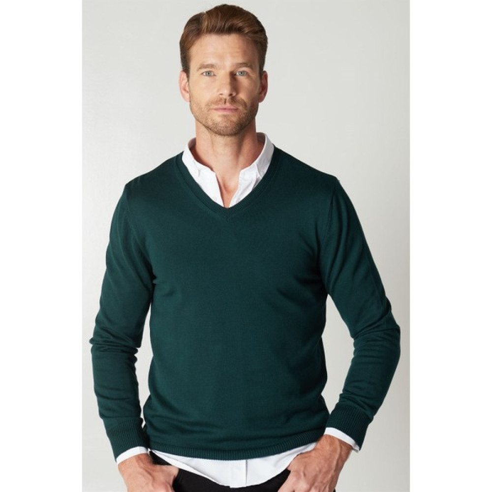 Tudors Slim Fit Dar Kesim V Yaka Pamuklu Erkek Kazak Erkek Kazak & Süveter & Triko Fiyatı
