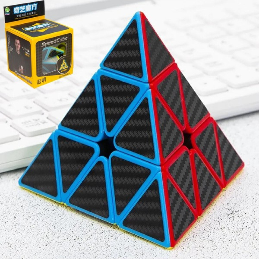 Tuengi Store Qiyi Qiming Pyraminx Karbon Fiber Speed Küp Profesyonel 3x3 Üçgen Zeka Küpü Rubik Küp - Renkli Eğitici Oyuncak Fiyatı