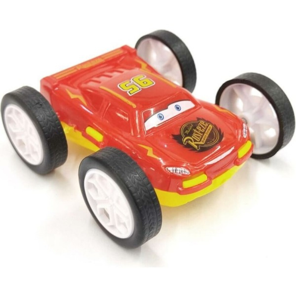 Tuengi Store Takla Atan Çift Taraflı Mini Çılgın Akrobat Araba 4x4 Şimşek Mcqueen 6x6,5 cm - Renkli Oyuncak Araç Fiyatı