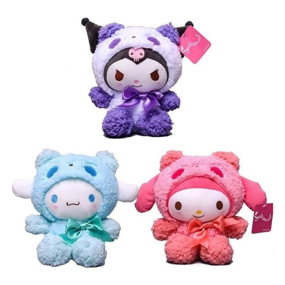 Tuerqi Store 3'lü 20CM Kuromi Melody Cinnamoroll Peluş Oyuncaklar - Çok Renkli (Yurt Dışından) Peluş Oyuncaklar Fiyatı