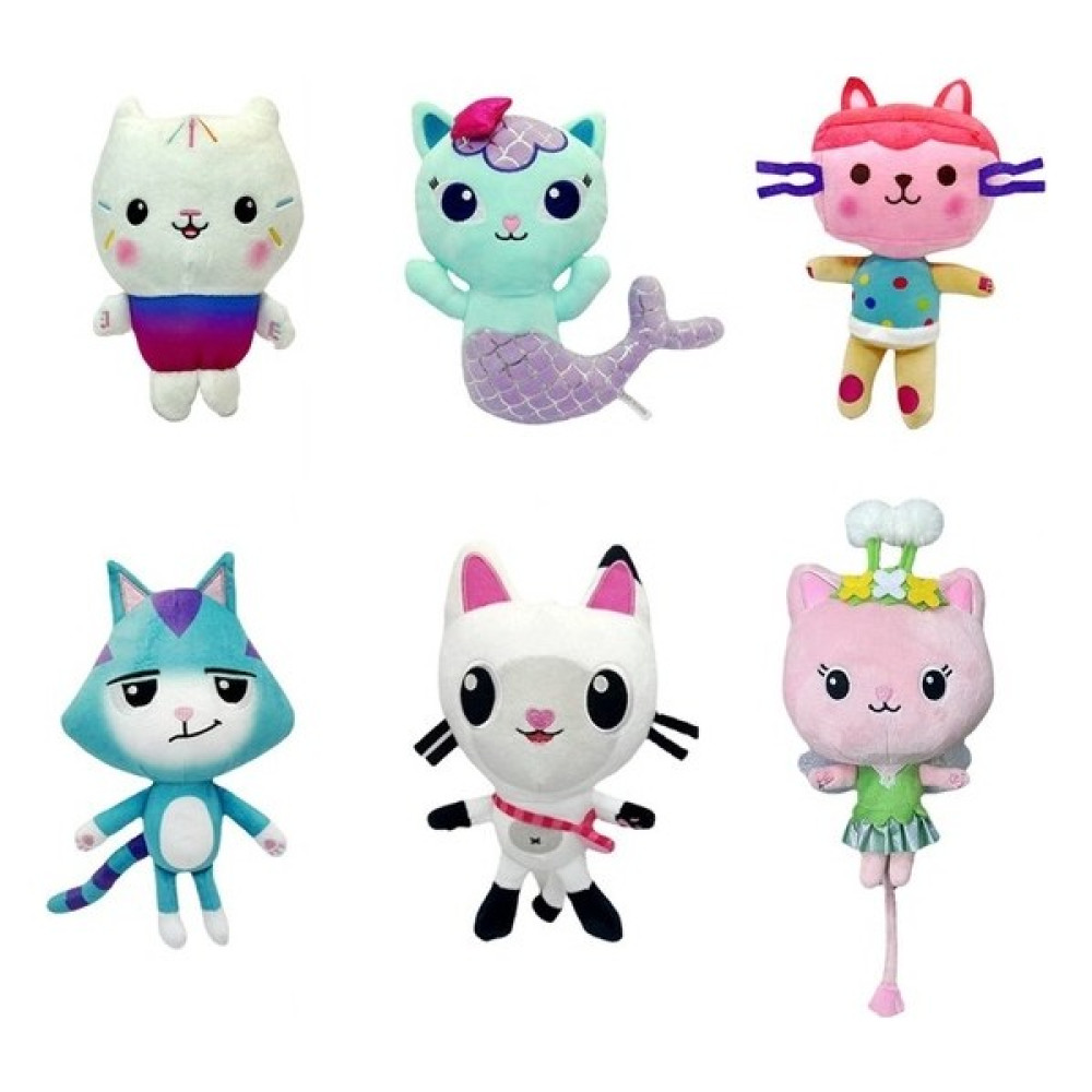 Tuerqi Store 6 Adet Gabby'nin Dollhouse Peluş Oyuncak (Yurt Dışından) - Renkli Peluş Oyuncaklar Fiyatı