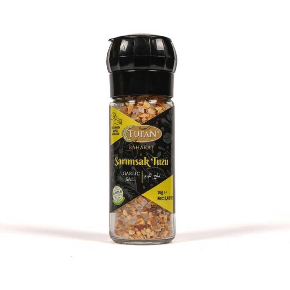 Tufan Sarımsak Tuzu (Cam Değirmen Kapak) 70 gr Oto Boyaları Fiyatı