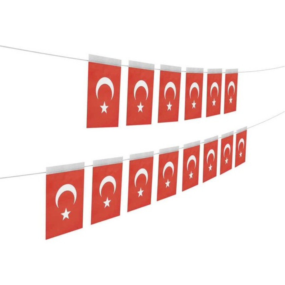 Tüfekçioğlu Büyük Boy Ay Yıldız Ipli Bayrak 50LI Oyuncak Fiyatı