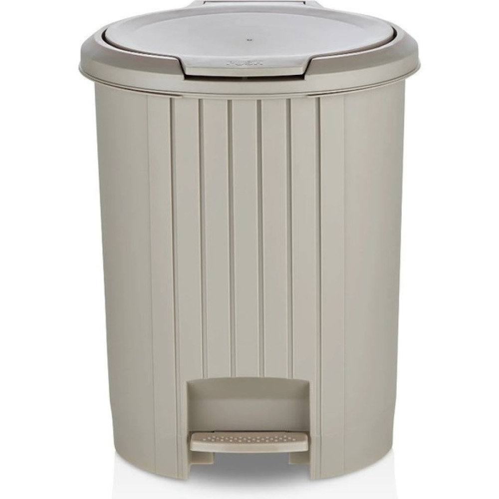 Tuffex Exclusive Kalite Bas Aç Mekanizmalı Banyo ve Mutfak Pedallı Çöp Kovası - Latte - 12L Çöp Kovaları Fiyatı