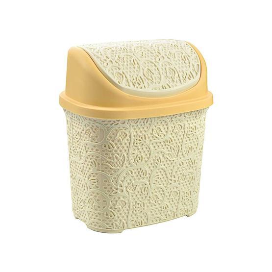 Tuffex TP8043KR Krem Çöp Kovası