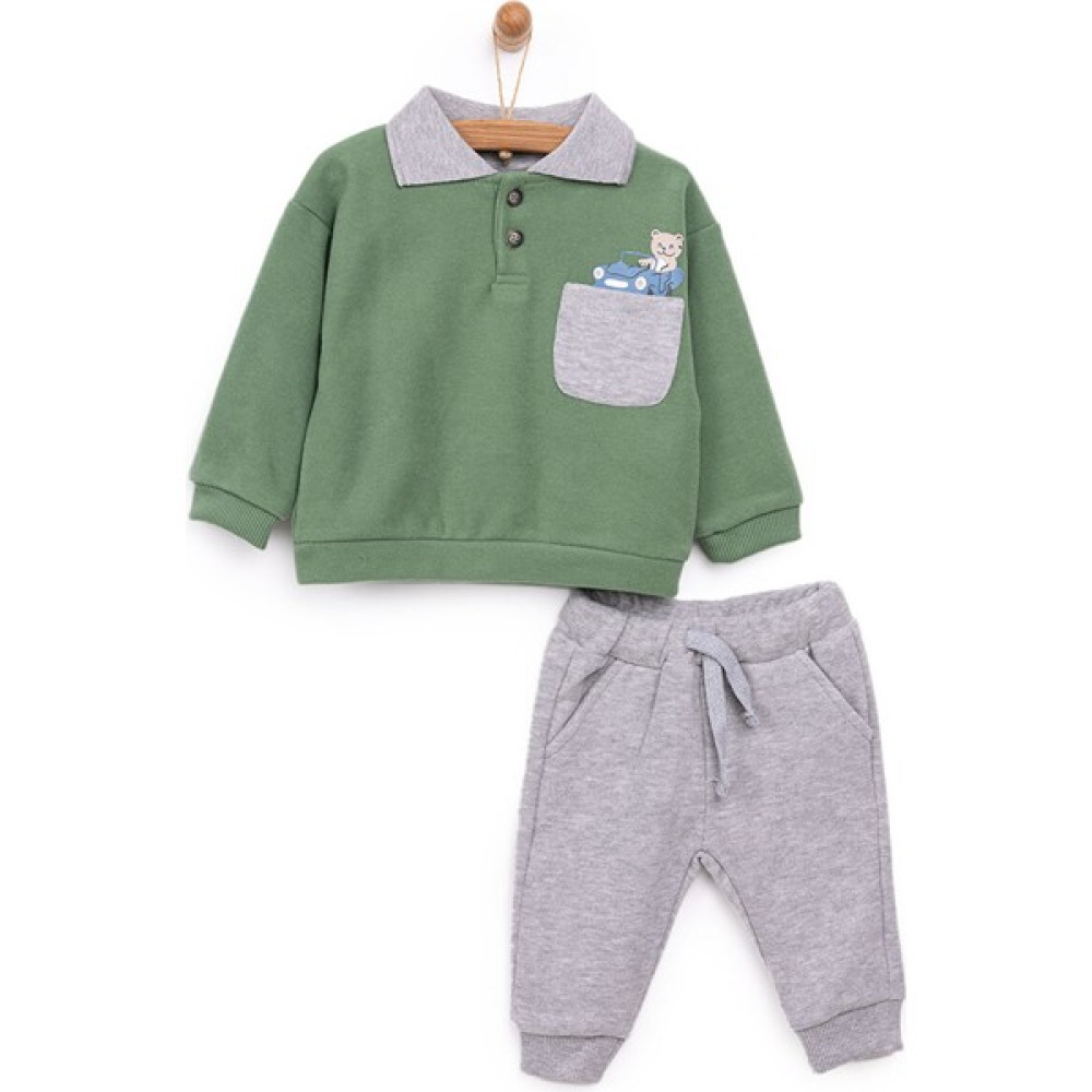 Tuffy Mini Dino Sweatshirt - Patiksiz Alt Erkek Çocuk Bebek Giysi Takım Fiyatı