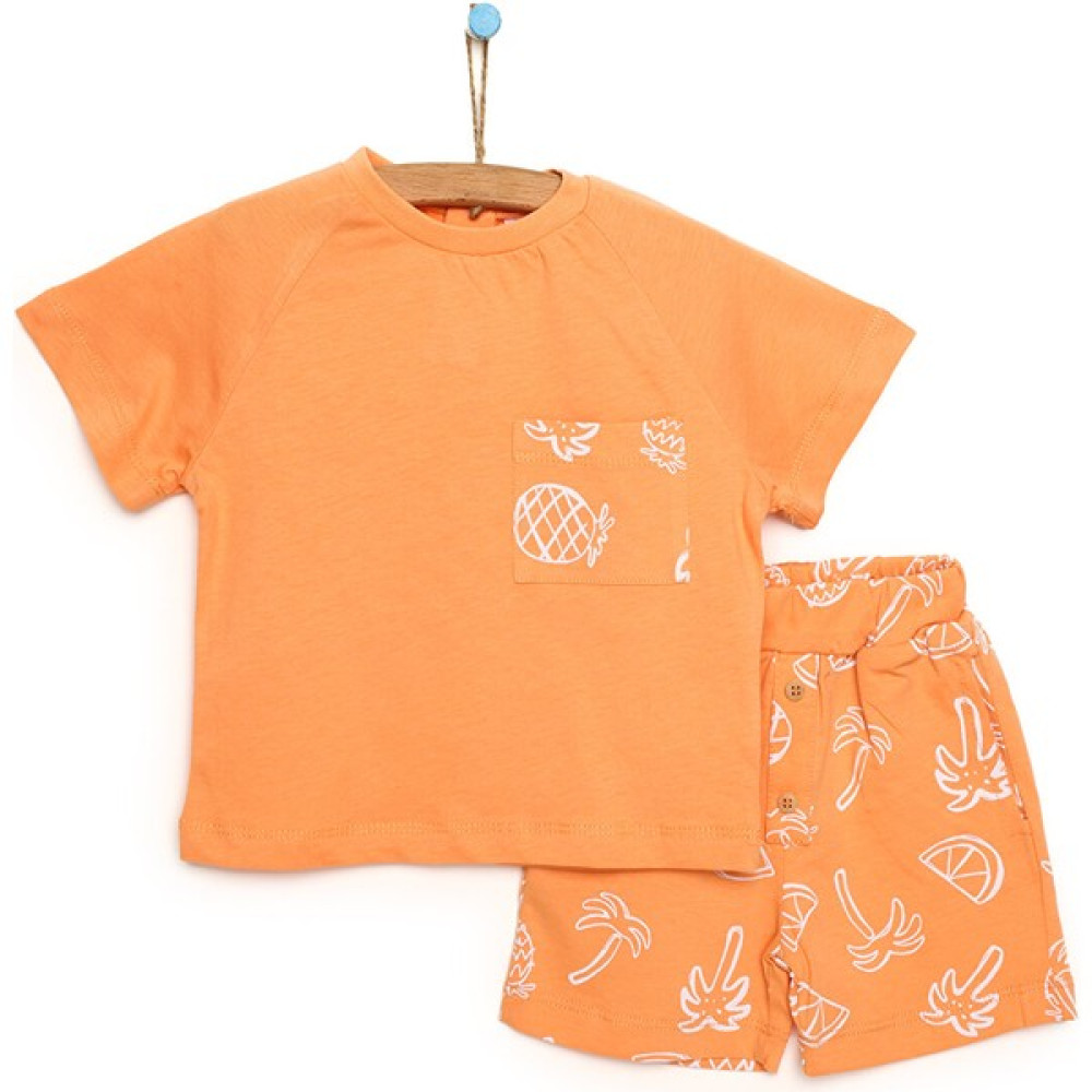 Tuffy Summer Camp Tshirt-Şort Erkek Bebek Bebek Giysi Takım Fiyatı