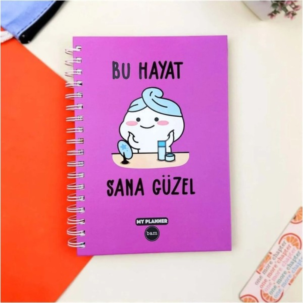 Tüftürük Bu Hayat Sana Güzel Konuşan Ajanda Akademik Ajanda Planlayıcı Ajanda Fiyatı