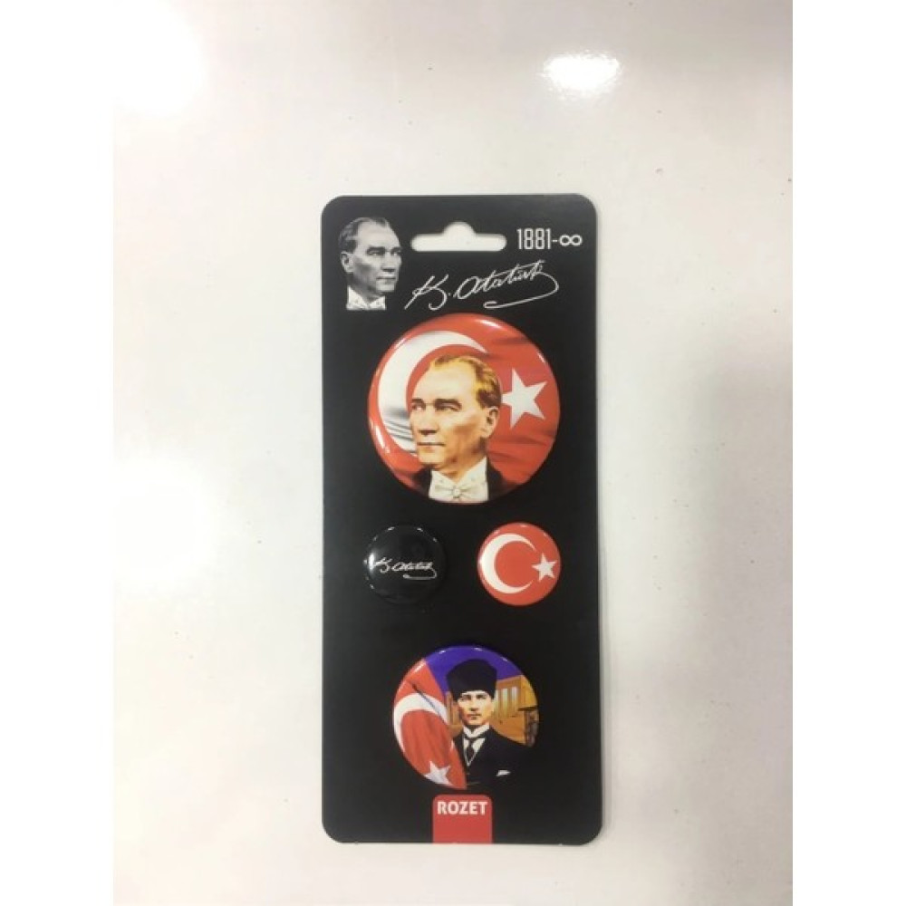 Tüftürük Mustafa Kemal Atatürk Yaka Rozeti Unisex Sırt Çantası Fiyatı