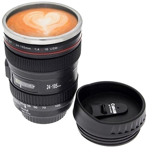 Tüftürük Objektif Görünümlü Lens Çelik Kupa Kahve + Çay Termosu Fincan / Bardak / Kahve Takımı Fiyatı