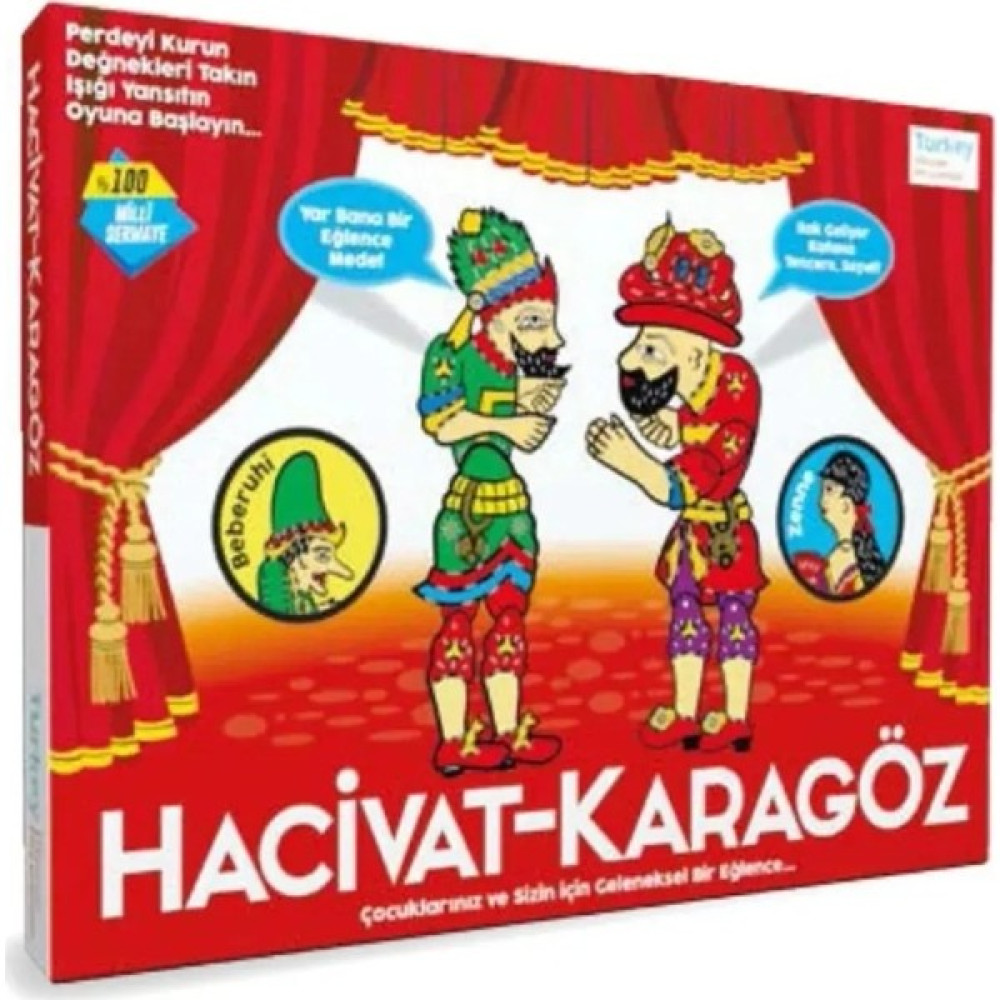 Tüftürük Sahneli Hacivat ve Karagöz Oyunu - HACIVAT-KARAGÖZ Eğitici Oyuncak Fiyatı