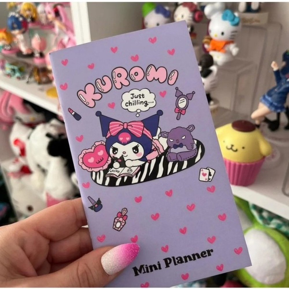 Tüftürük Sanrio Kuromi Mini Planlayıcı Defter - ÇOK RENKLİ Ajanda Fiyatı