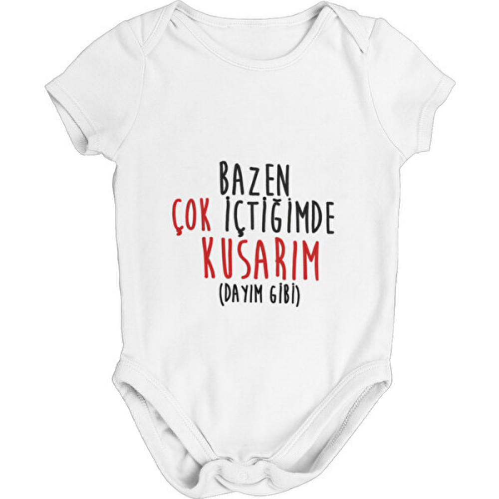 Tuğba Baby Bazen Çok Içtiğimde Kusarım (Dayım Gibi) (Zıbın) Bebek Zıbın Seti Fiyatı