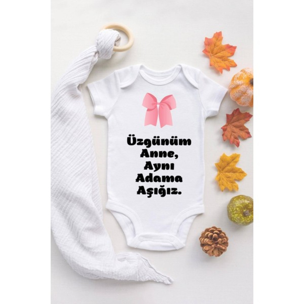 Tuğba Baby Tuğba Baby Kız Bebek Üzgünüm Anne Aynı Adama Aşığız Bebek Zıbın Seti Fiyatı