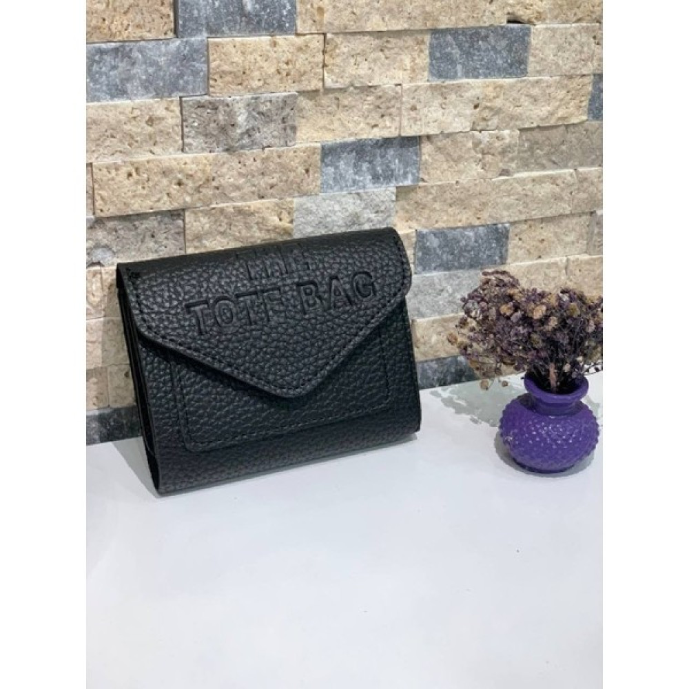 Tuğba Kadın Siyah The Tote Bag Küçük Zarf Model Cüzdan Bayan Cüzdan Fiyatı