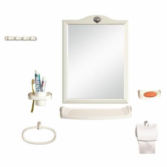 Tuğbasan TB.1368 7'li Taç Aynalı Banyo Seti