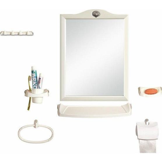 Tuğbasan TB.1368 7'li Taç Aynalı Banyo Seti