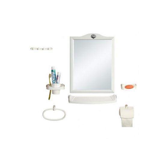 Tuğbasan TB.1368 7'li Taç Aynalı Banyo Seti