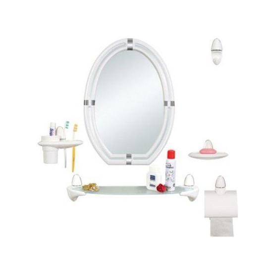 Tuğbasan TB.1370 6'lı Milenyum Aynalı Banyo Seti
