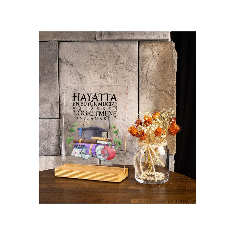 Tugicase Öğretmenler Günü Hediyesi Öğretmene Hediye Pleksi Karne Hediyesi Hediyelik Eşya Fiyatı