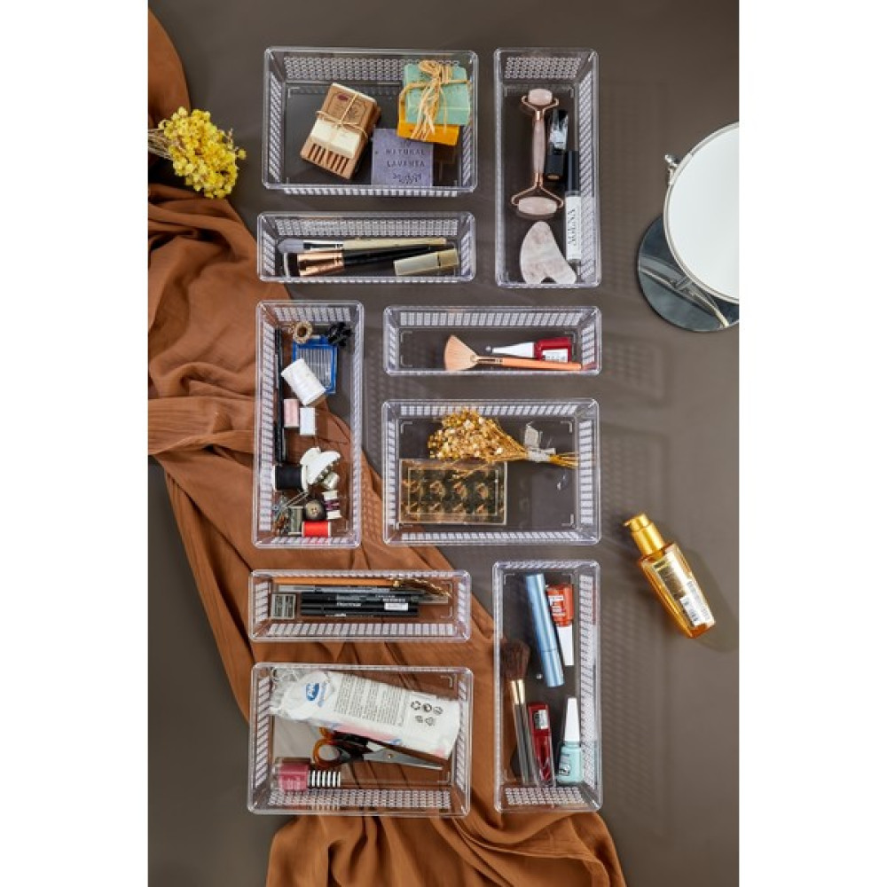 Tugomer 9'lu Set Modüler Çekmece Içi Düzenleyici - Banyo Makyaj Takı Düzenleyici - Ofis Masaüstü Organizer Saklama Kapları Fiyatı