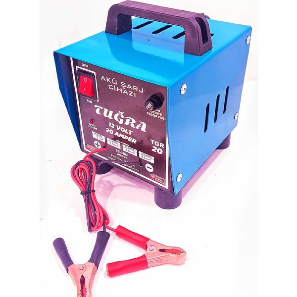 Tuğra 12 V 20 Amper Akü Şarj Cihazı 180 Ampere Kadar Şarj Akü Şarj Edici Fiyatı