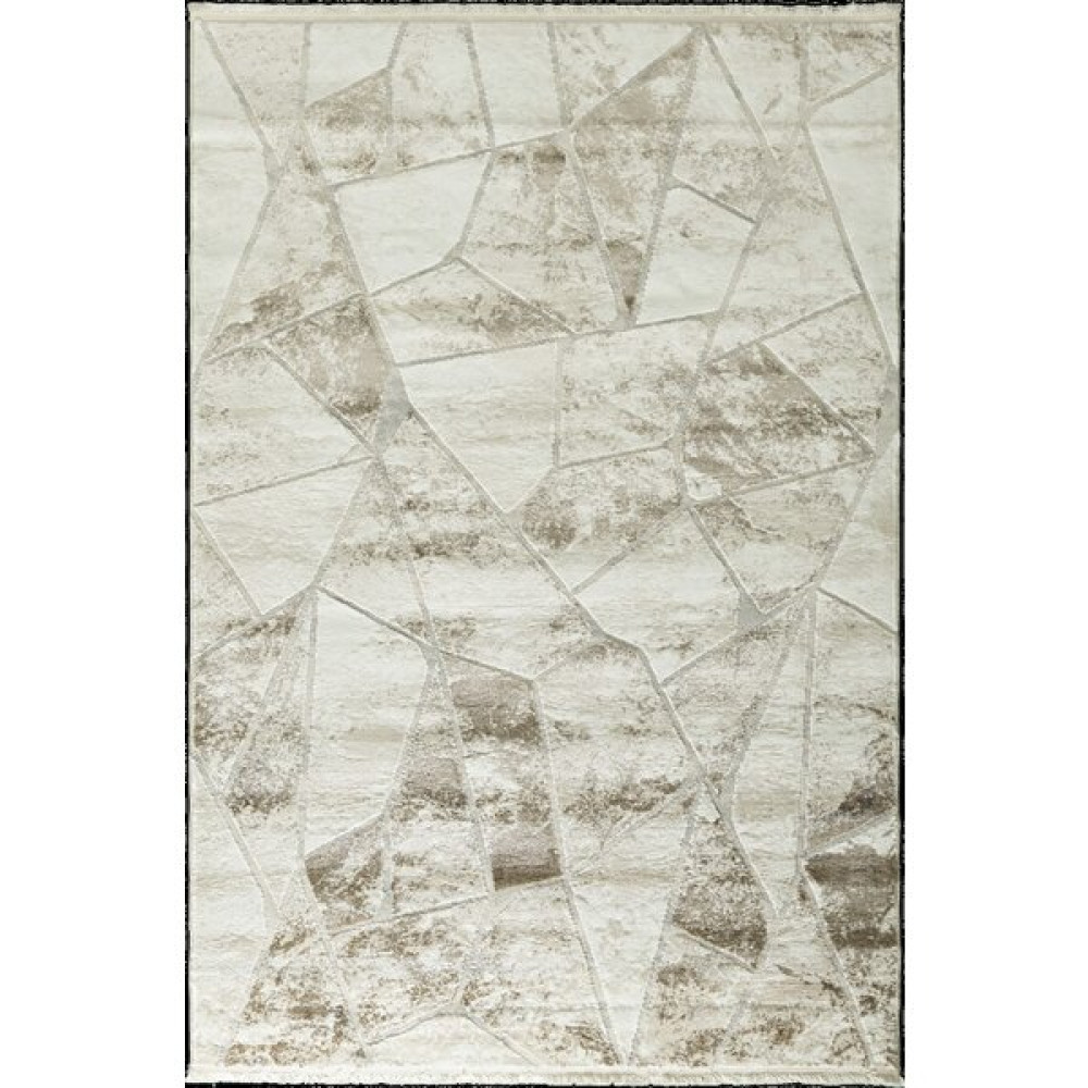 Tuğra Halı Mabeyn 12912 Krem Bej Tuğra Halı Modern Desen Halı - Renkli - 160 x 230 cm Salon Halısı Fiyatı