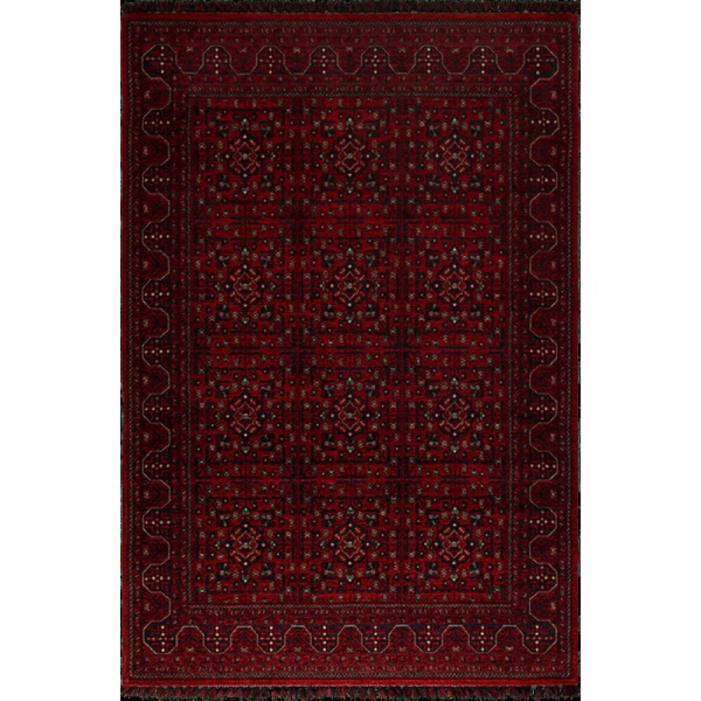 Tuğra Halı Türkmen 08 Etnik Desen Kilim - Kırmızı - 200 x 300 cm Kilim Fiyatı