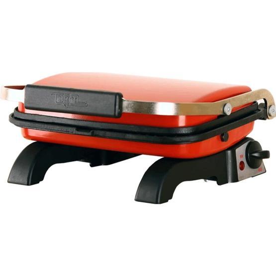 Tuğra Mini 1800 W 6 Adet Pişirme Kapasiteli Tek Yönlü Çelik Tost Makinesi Kırmızı Tost Makineleri Fiyatı