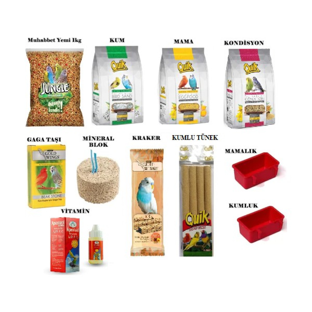 Tuğra Pet Market Muhabbet Kuşu Yem Vitamin Bakım Seti Evcil Hayvan Ürünleri Fiyatı