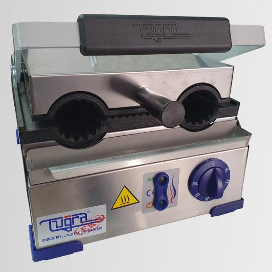 Tuğra TE-7850 1200 W 8 Adet Pişirme Kapasitesi Çelik İkili Döküm Elektrikli Dürüm- Izgara ve Tost Makinesi Gri Tost Makineleri Fiyatı