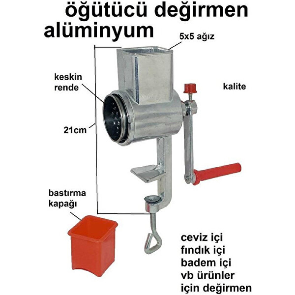 Tuğraçelik Tuğra Çelik Ceviz Fındık Badem Öğütücü - Beyaz Salon & Oturma Odası Tekstili Fiyatı