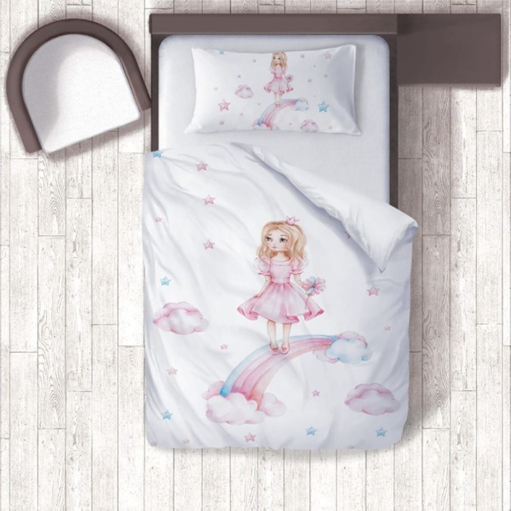 Tugu Home&Baby Dijital Baskılı Pamuklu Micro Saten 160 x 220 Çocuk Odası Tek Kişilik Nevresim Takımı - Bordo - Pembe - Turkuaz - 160 x 220 cm Nevresim Takımı Fiyatı