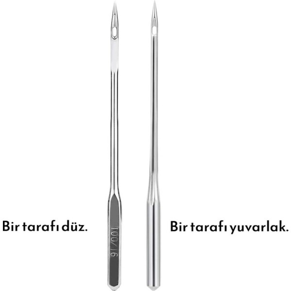Tuhafiyecimiz 50 Adet Ev Tipi Dikiş Makinesi Iğne Seti (9-11-14-16-18 Numaralar) - 1 Oyun & Hobi Fiyatı
