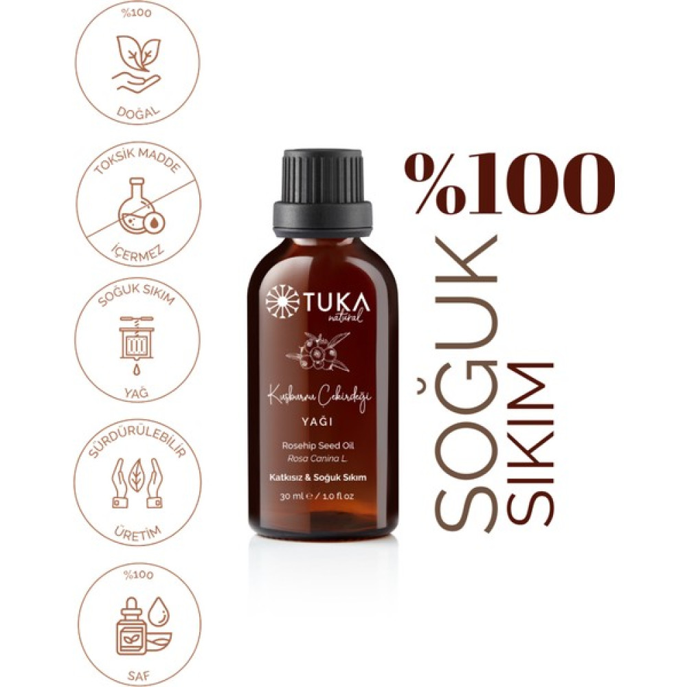 Tuka Natural Kuşburnu Çekirdeği Yağı 30ML - 30 ml Oto Boyaları Fiyatı