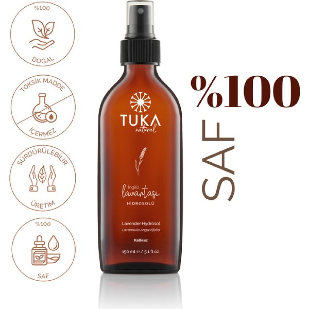 Tuka Natural Lavanta Suyu Hidrosol 150 ml Cilt Temizleme ve Peeling Fiyatı