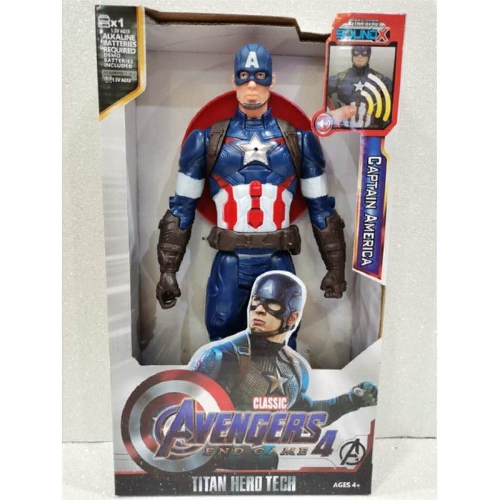 Tuka Shopping Captain America Action Figür Oyuncak Işıklı Sesli 30CM Marvel - Renkli Oto Boyaları Fiyatı