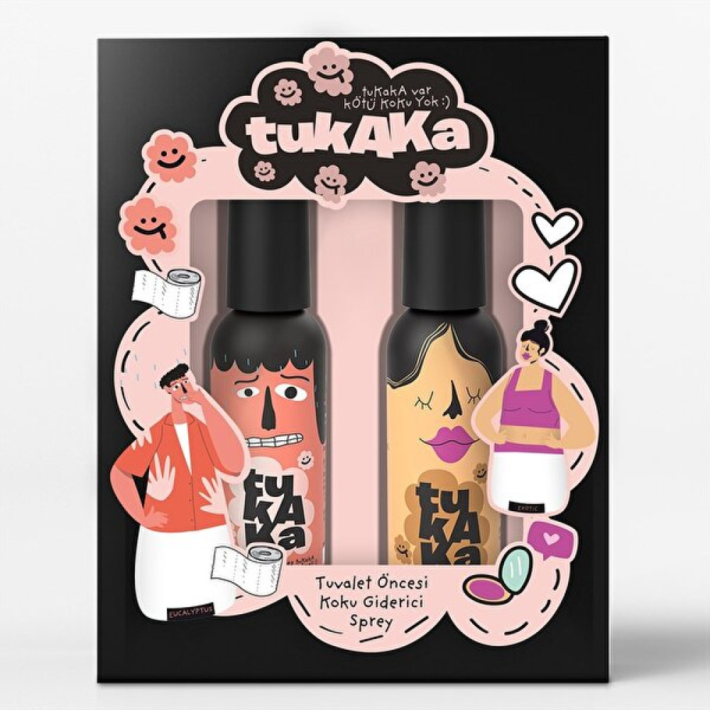TUKAKA Tuvalet Öncesi Kötü Koku Giderici Sprey 50ml 2'li Set Eucalyptus & Exotic Oda Kokusu Fiyatı