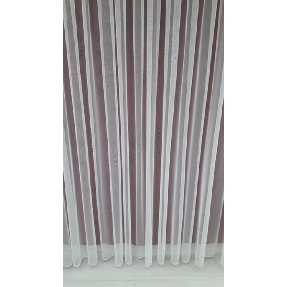 Tül Shop Örme Tül Perde Bütün Odalarda Kullanabileceğiniz Ekonomik Ütü Istemez 1 x 2.5 Orta Pileli - Kırık Beyaz - 170 x 250 cm Tül Perde Fiyatı