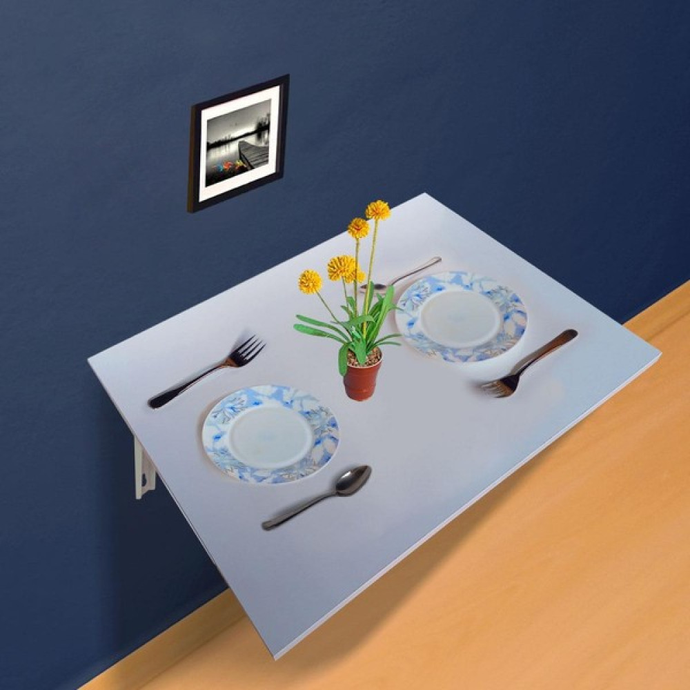 Tulip Life Duvara Monte Katlanır Mdf Masa 60 x 45 cm Demir Ayaklı Katlanır Sehpa TLPM02M - Beyaz Yemek & Mutfak Masası Fiyatı