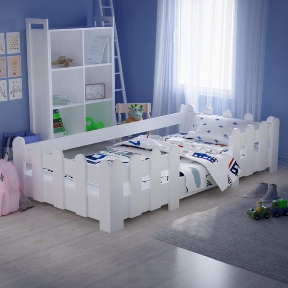 Tulip Life Tulipkids Montessori Karyola Beyaz 90X190 Yatak Uyumlu Oval Kesim Çocuk Yatağı KIDS-104 Karyola Fiyatı
