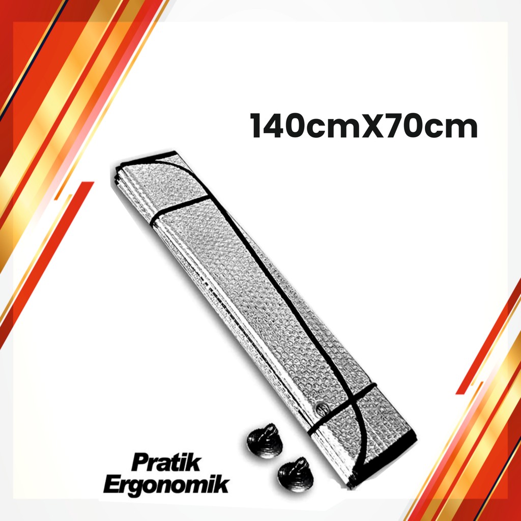 Tüm Araçlar Için Araba Ön Cam Güneşlik Katlanabilir Güneşlik Şemsiye - 70x140 Metalize Güneşlik Diğer Fiyatı