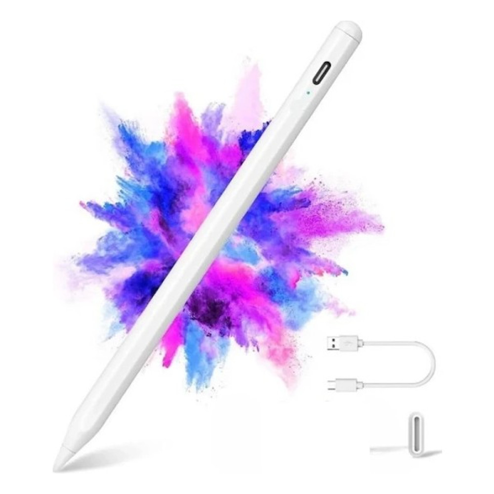 Tüm Dokunmatik Ekran ve Cihazlarla Uyumlu Özel Palm Rejection Çizim Kalemi Active Stylus Pen - Beyaz Tablet Aksesuarı Fiyatı