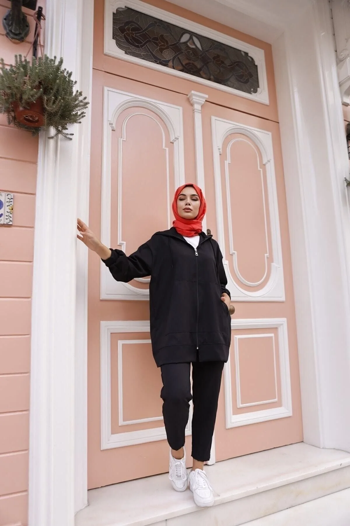 TUMA Kanguru Cep Ikili Takım L Beden" Tesettür Giyim Fiyatı