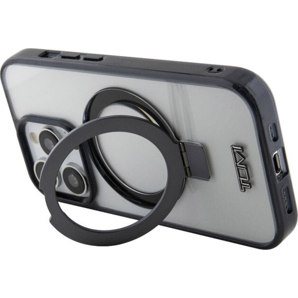 Tumi Apple iPhone 15 Pro Max Tumı Lisanslı Magsafe Özellikli Metal Logolu Ring Standlı Silikon Beyaz Cep Telefonu Kılıfı Fiyatı