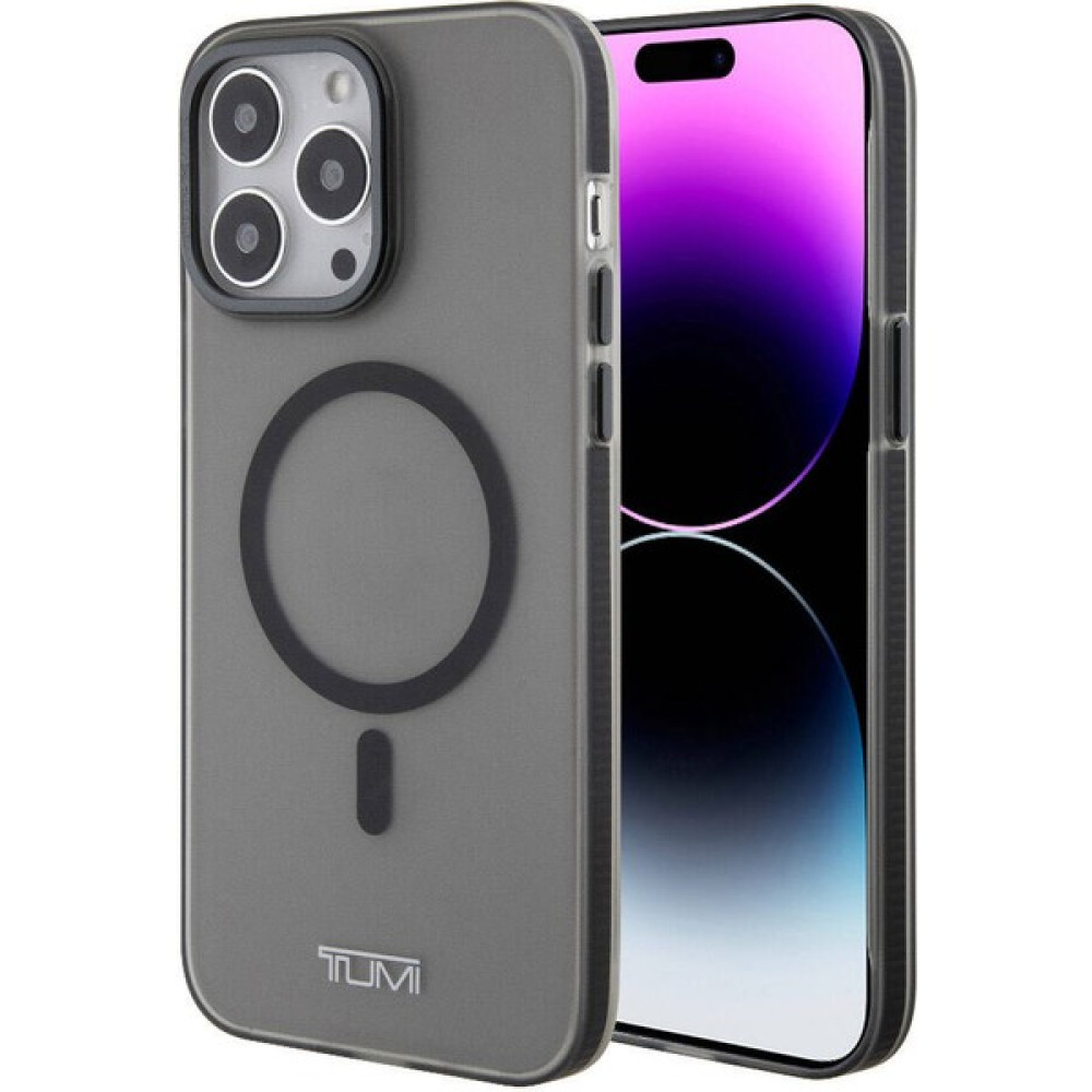 Tumi Apple iPhone 15 Pro Max Uyumlu Tumı Lisanslı Magsafe Şarj Özellikli Buzlu Mat Kılıf Siyah Cep Telefonu Kılıfı Fiyatı