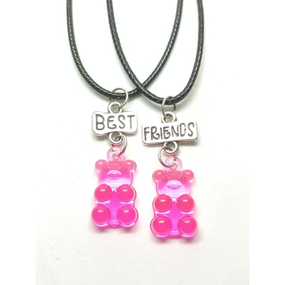 Tuna Takı & Aksesuar Jelibon Ayıcıklar Arkadaşlık Bff Best Friends Kolyesi Model 11. Çocuk Genç Kolye. Bijuteri Kolye Fiyatı