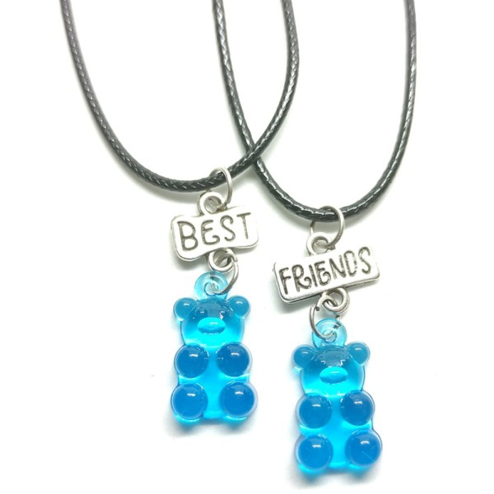 Tuna Takı & Aksesuar Jelibon Ayıcıklar Arkadaşlık Bff Best Friends Kolyesi Model 12. Çocuk Genç Kolye. Bijuteri Kolye Fiyatı